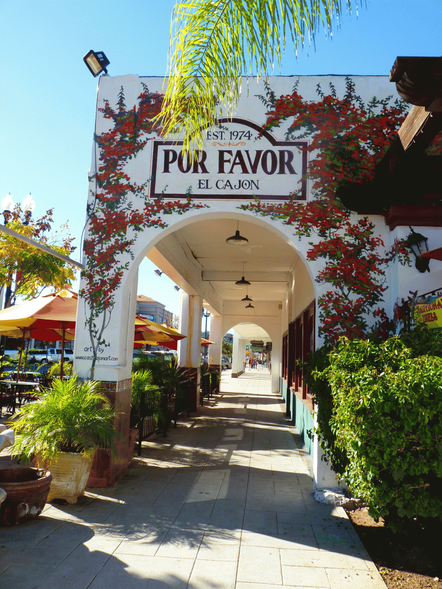 El Cajon's streetscape has changed substantially from its former blighted appearance.