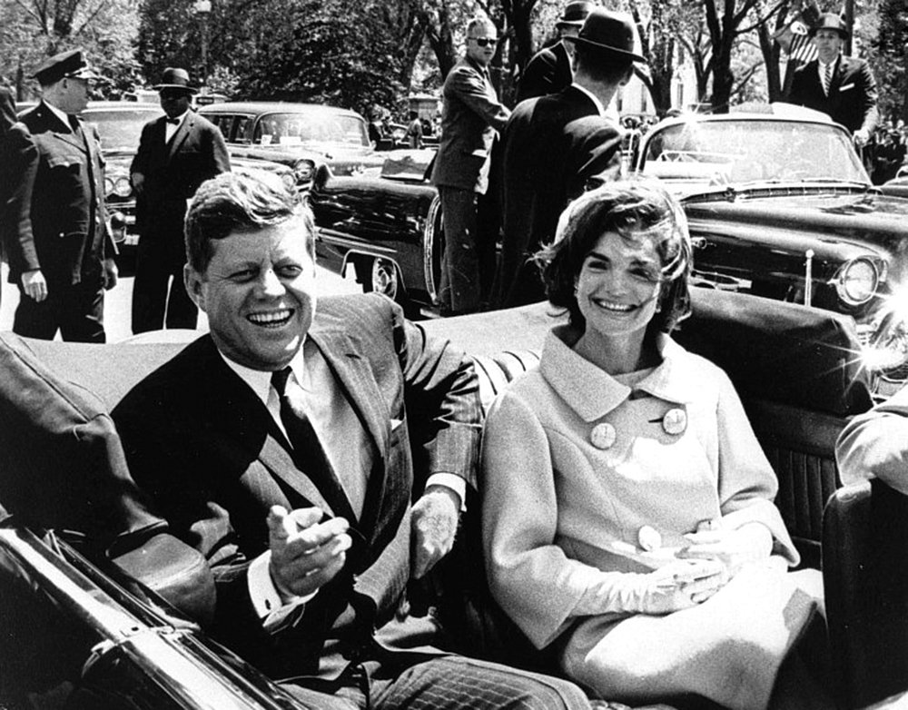 Pres. John F.Kennedy and First Lady Jacqueline, May 3, 1961, one day before Freedom Rides began; JFK library and Museum