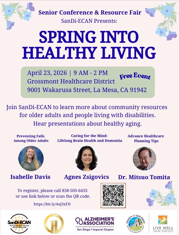 Senior resource fair coming to Grossmont Healthcare District on April 23